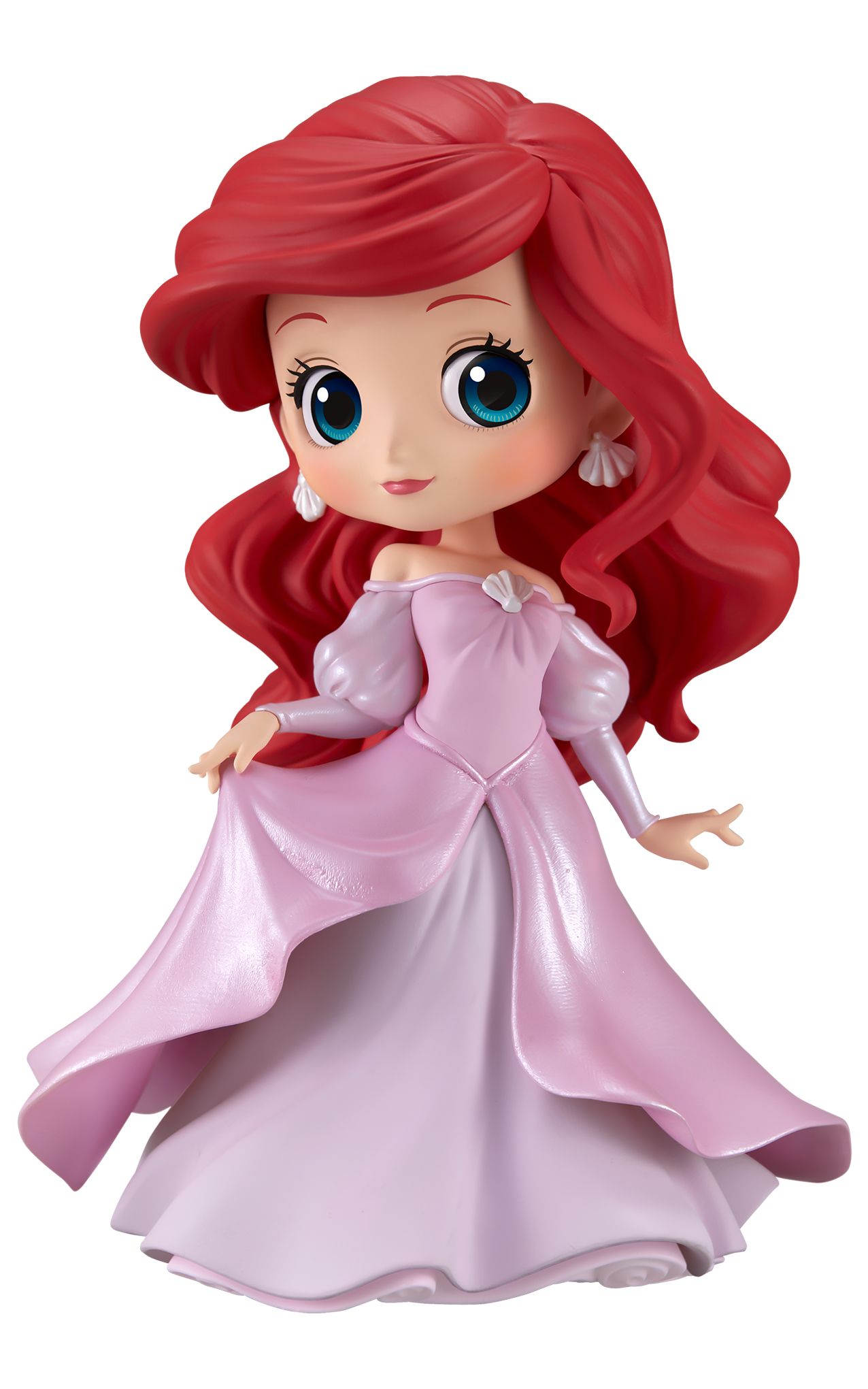 Q posket Ariel Princess Pink Dress Figure Little Buddy Toys