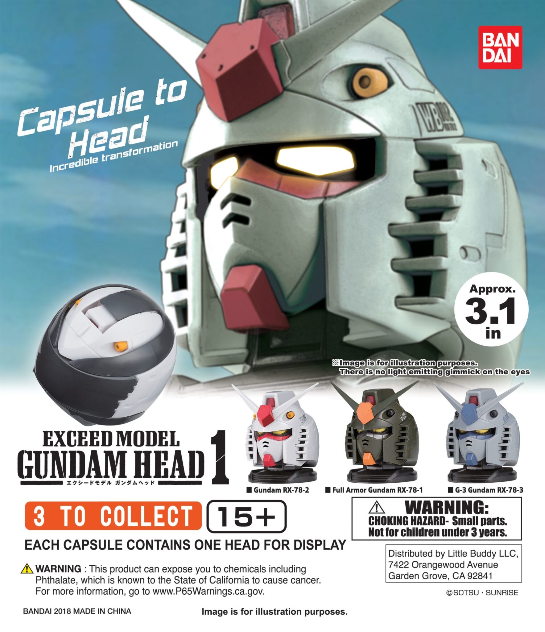 gundam head collection