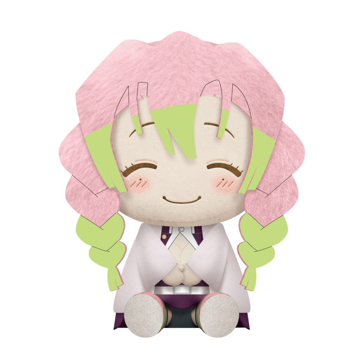 Demon Slayer: Kimetsu no Yaiba Big Plush-Mitsuri Kanroji-Muichiro Tokito (A:Mitsuri Kanroji)