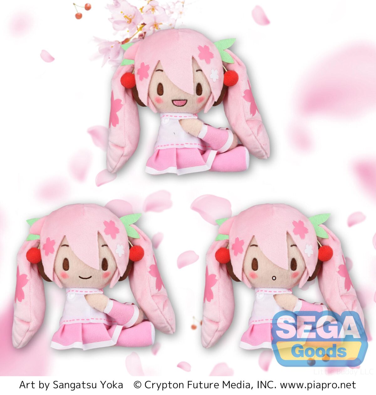 Hatsune Miku Series - MP Attaching Plush - Sakura Miku