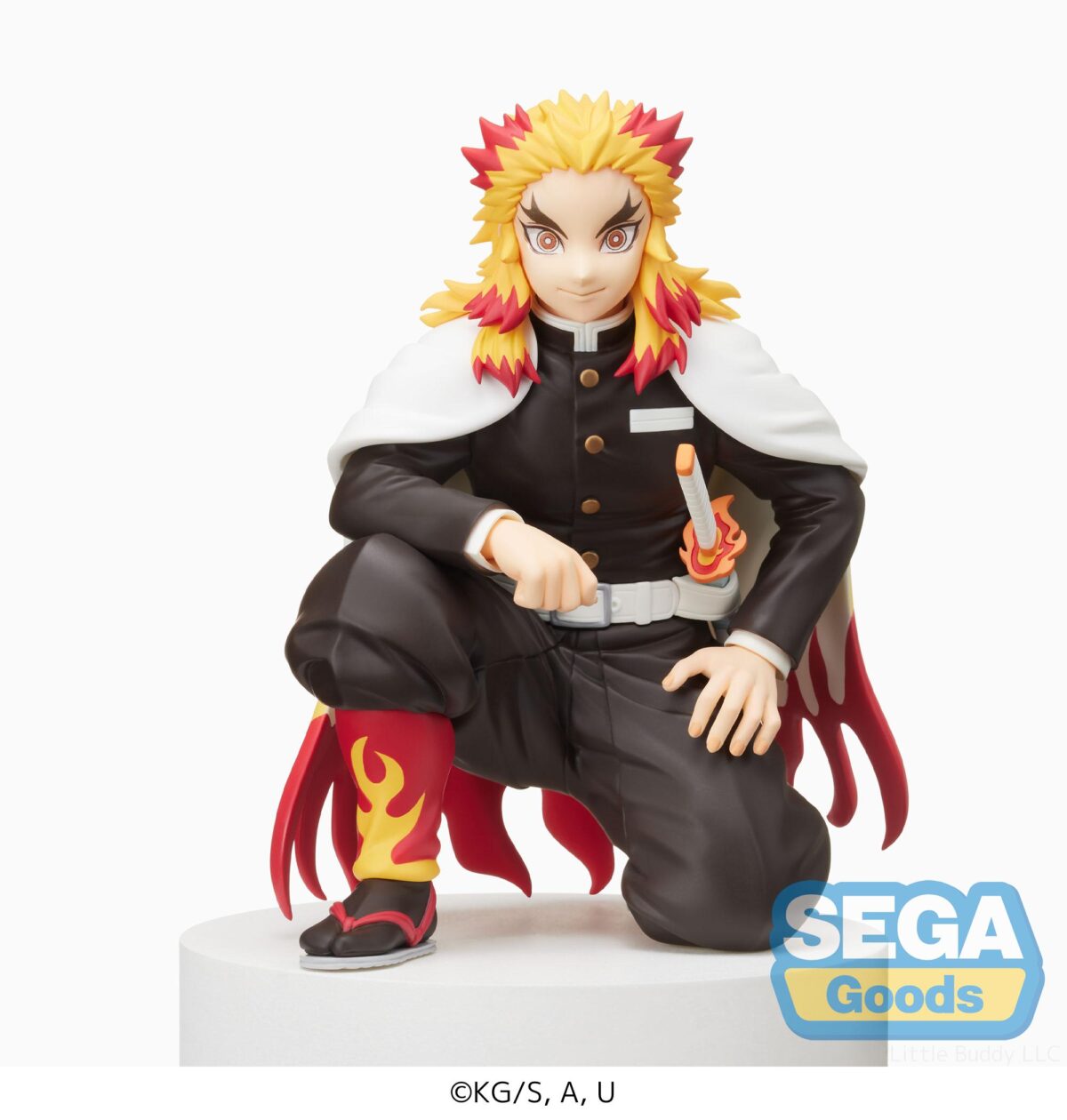 - Demon Slayer: Kimetsu no Yaiba - PM Perching Figure - Kyojuro Rengoku - -Hashira Meeting-