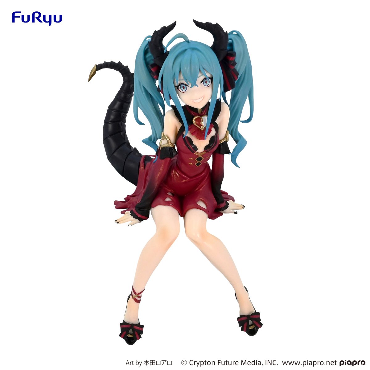 Hatsune Miku - Noodle Stopper Figure-Hatsune Miku Villain Red Color ver.-