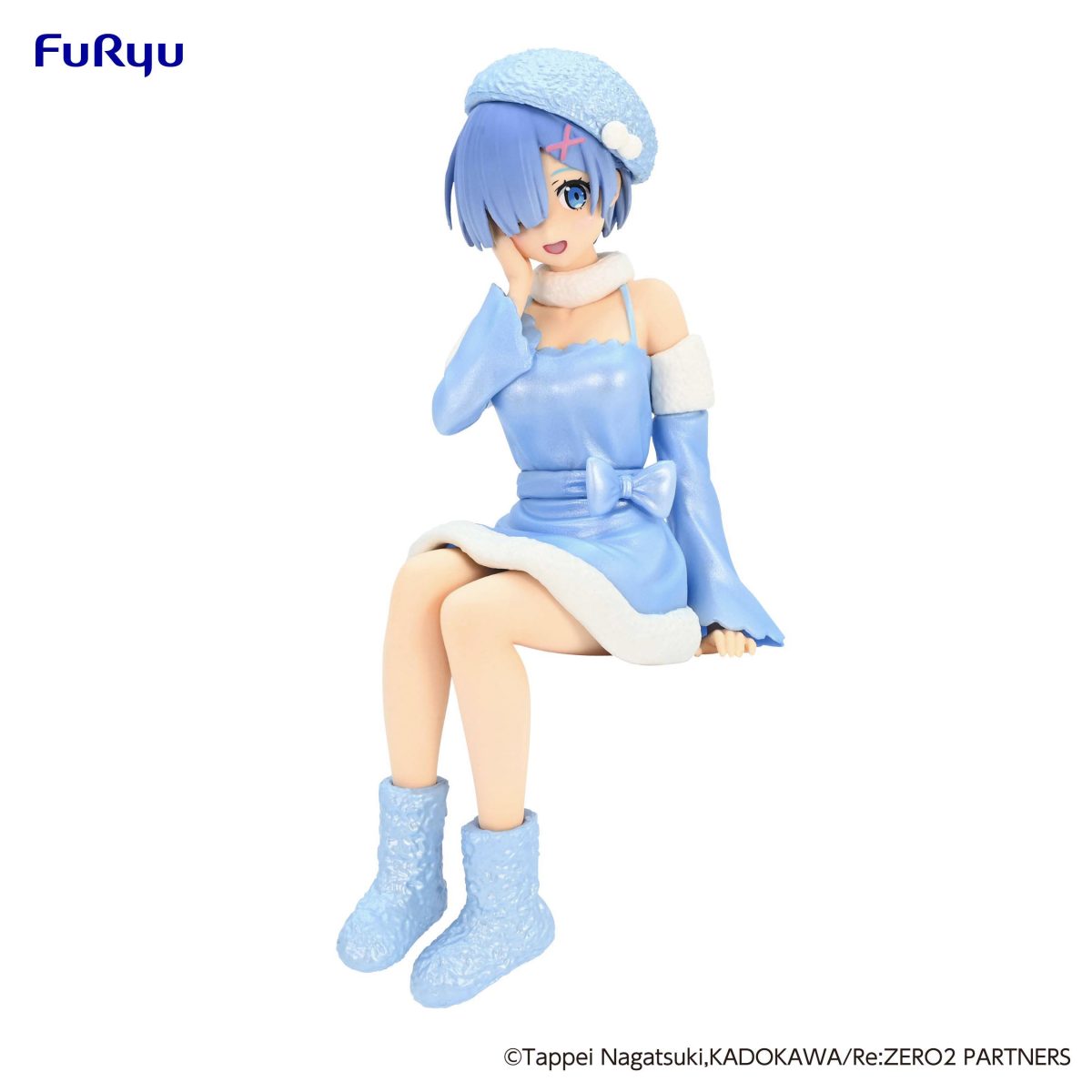 Re:ZERO -Starting Life in Another World- - Noodle Stopper Figure -Rem Snow Princess Pearl Color ver.-