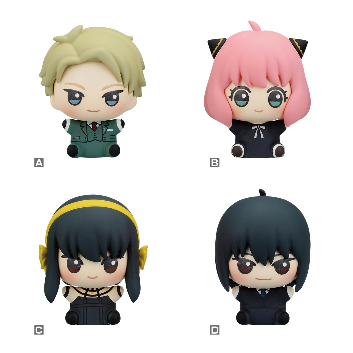 Spy×Family Mascot Sitting Figure Vol.1 (Loid, Yor, Anya