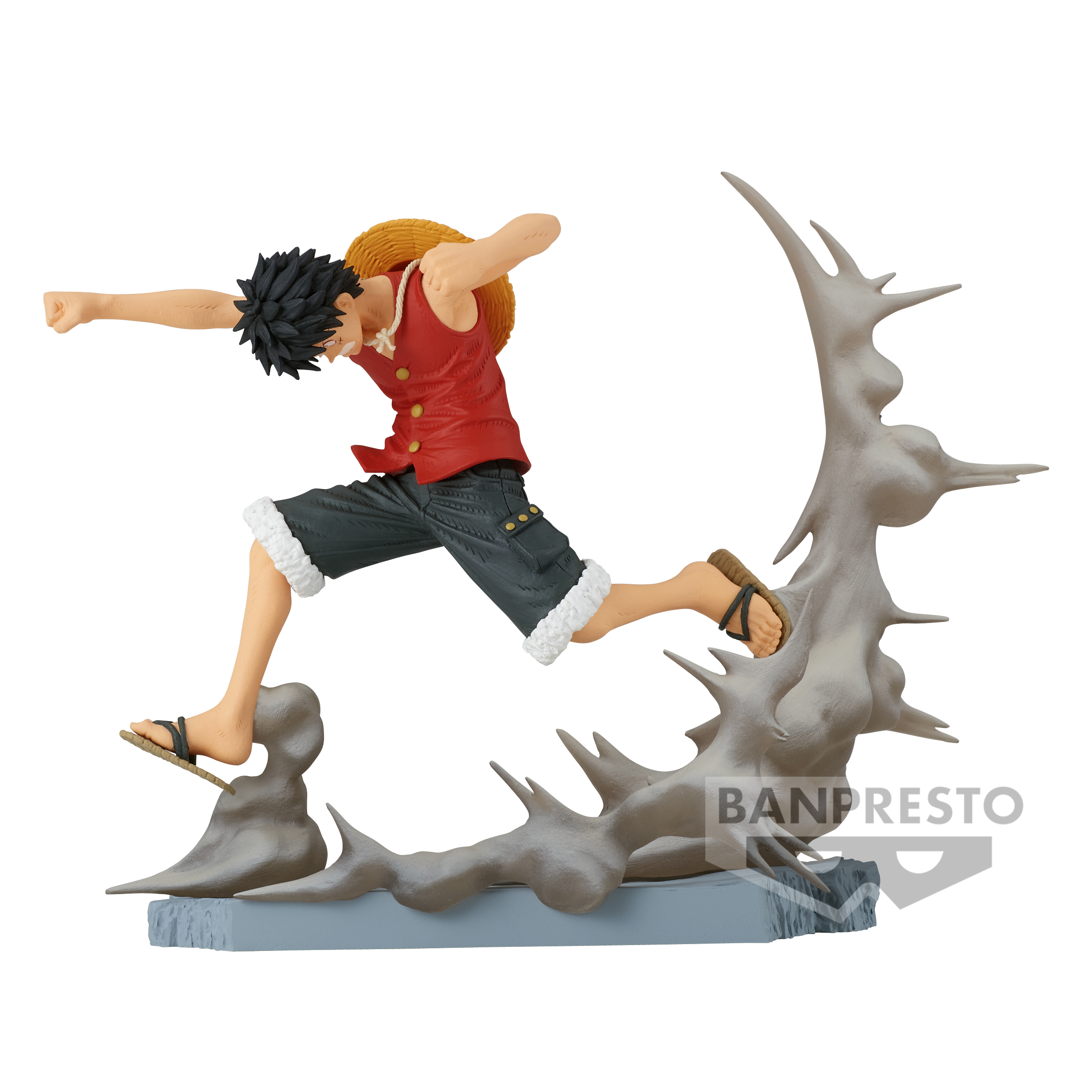 【BAON】Senkobu Dot Long One Piece Dragon Ball Z x One Piece 40th Weekly Jump Luffy Figure 7.08