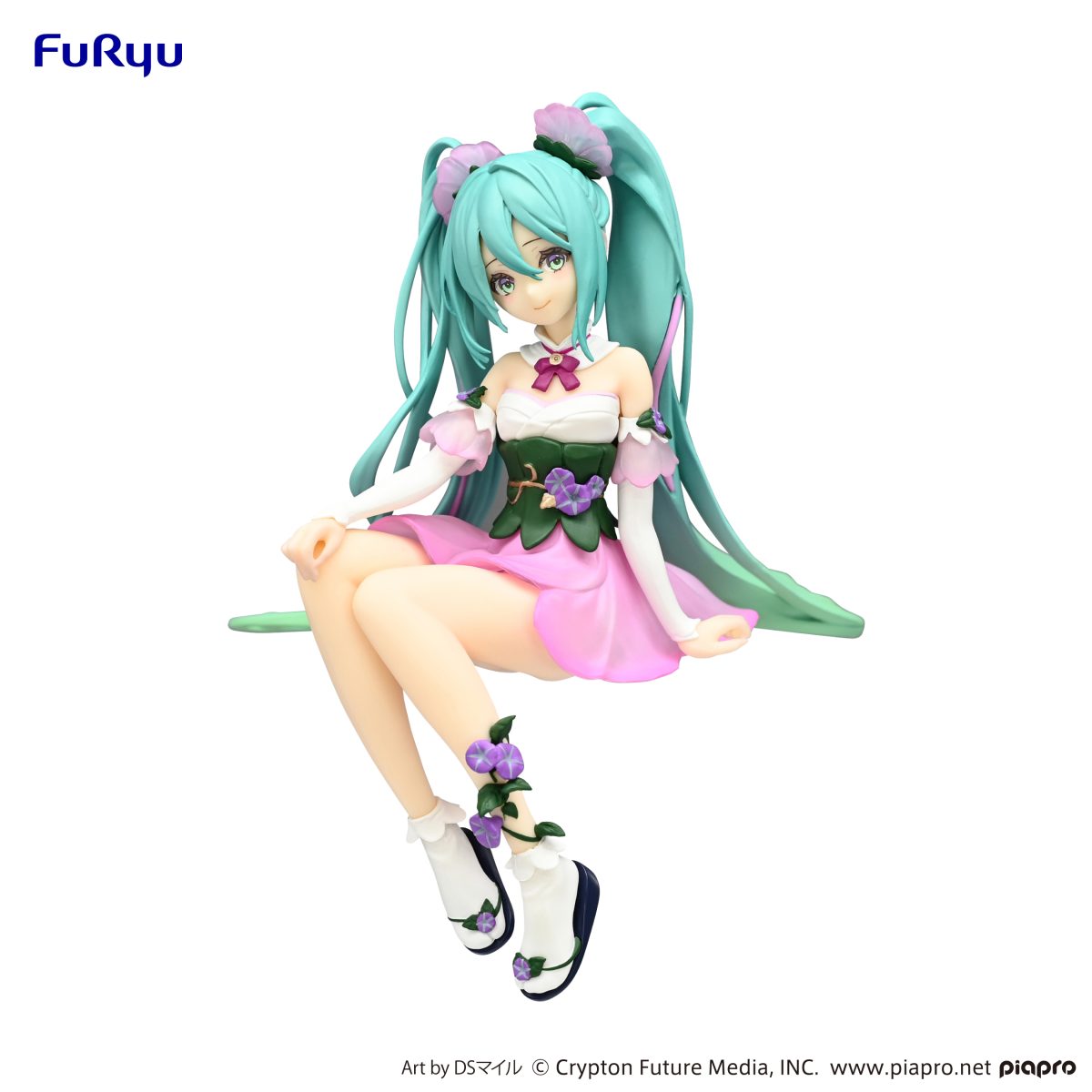Hatsune Miku - Noodle Stopper Figure -Flower Fairy Morning Glory Pink Color ver.-