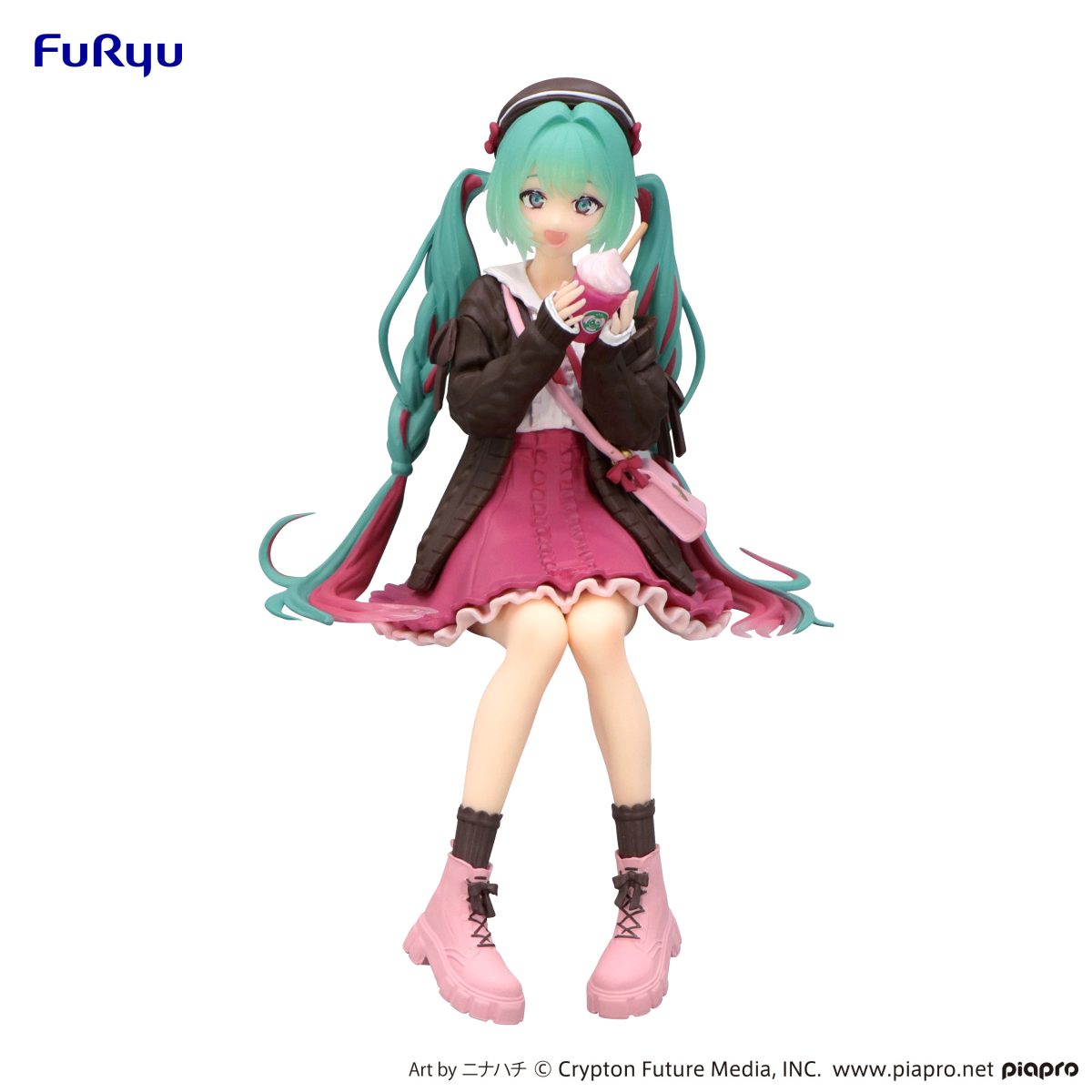Hatsune Miku - Noodle Stopper Figure -Autumn Date Pink Color ver.-