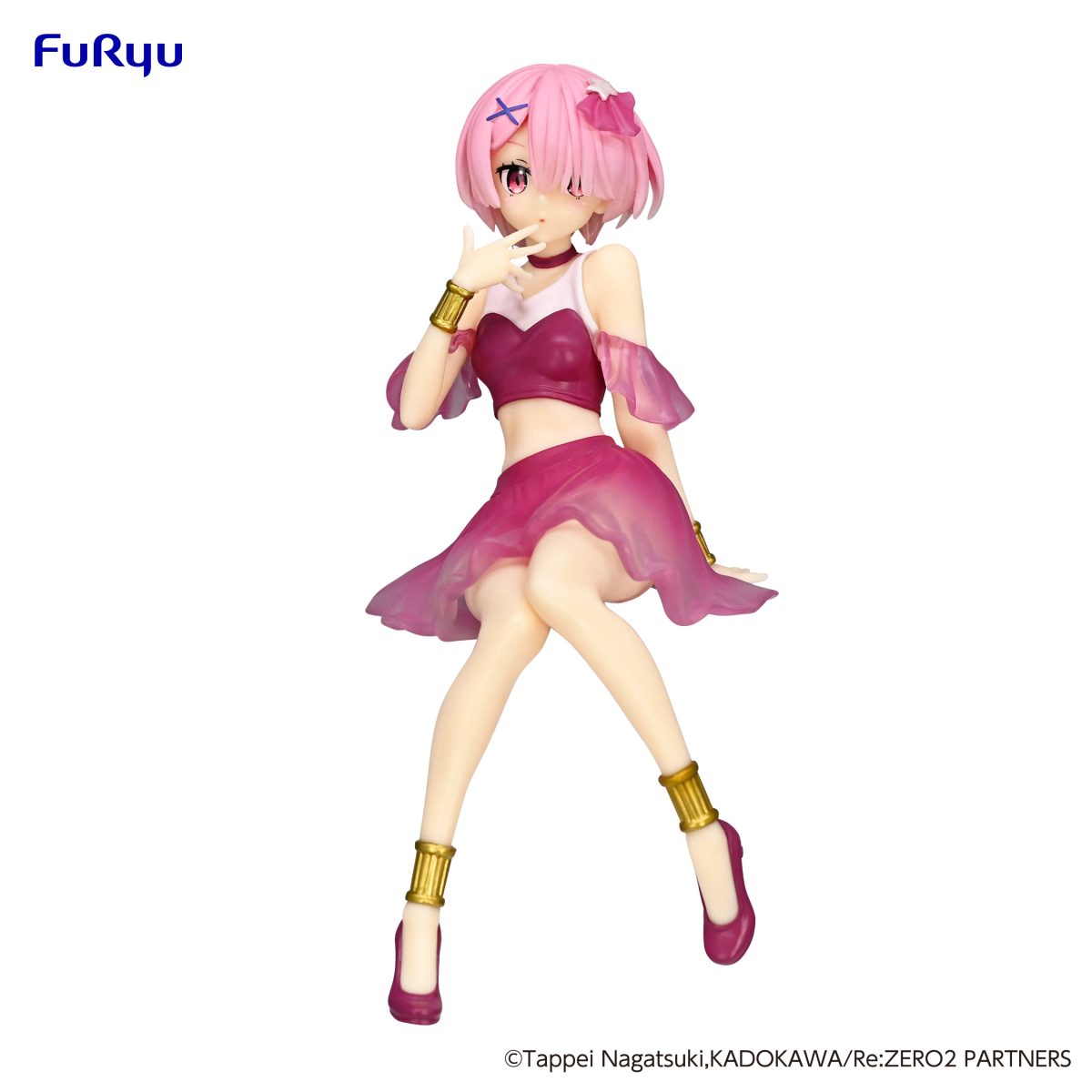 Re:ZERO -Starting Life in Another World- - Noodle Stopper Figure -Ram Twinkle Party Another Color ver.-