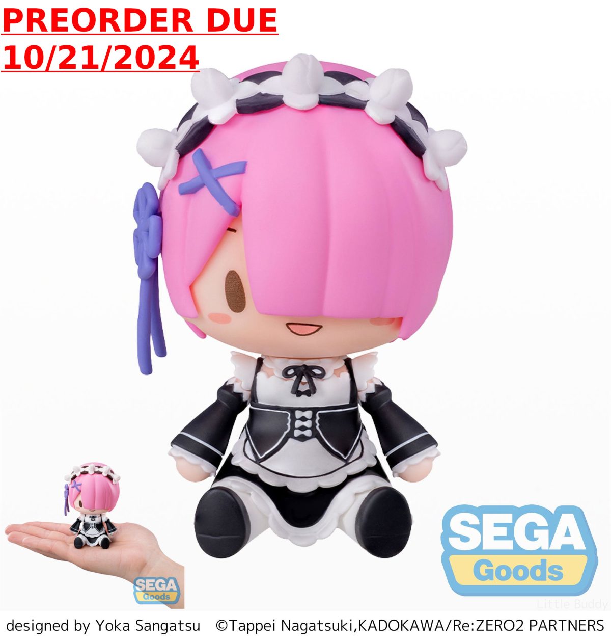 fuwa petit "Re:ZERO -Starting Life in Another World-" Chibi Figure "Ram"
